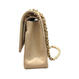 シャネル CHANEL マトラッセ25 A01112 ベージュ　ゴールド金具 キャビアスキン レディース ショルダーバッグ