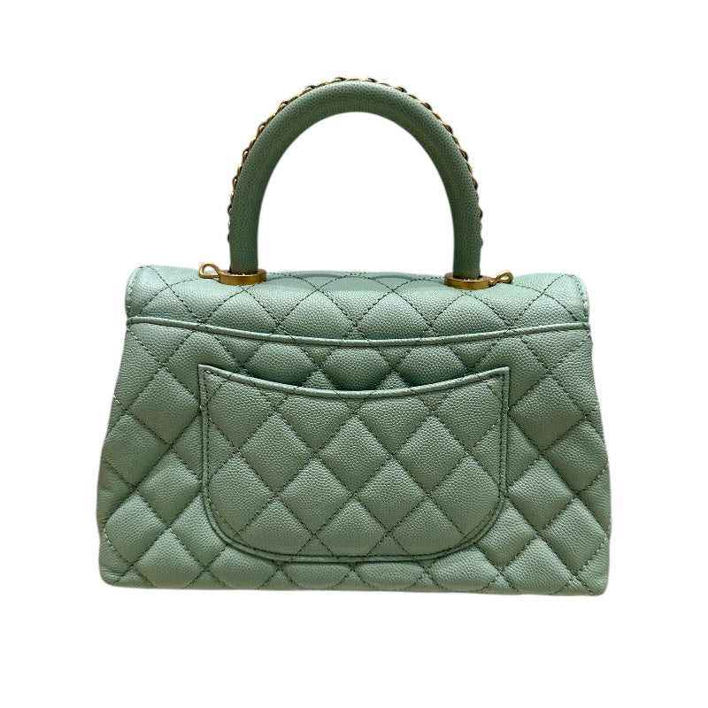 CHANEL キーリング オリーブグリーン シャネル CHANEL マトラッセラウンドジップ グリーン キャビア