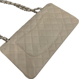 シャネル CHANEL マトラッセ２５ クリーム レザー キャビアスキン ユニセックス ショルダーバッグ