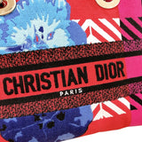 クリスチャン・ディオール Christian Dior レディディライト ミディアム M0565 レッド ジャガード レディース ハンドバッグ