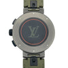 ルイ・ヴィトン LOUIS VUITTON タンブールアウトドアクロノグラフGMT アーバンジャングル QA154Z グリーン SS メンズ 腕時計