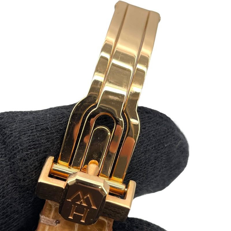 ハリーウィンストン HARRY WINSTON アヴェニューC ミニ AVCQHM16RR001 シルバー K18PG クオーツ レディース 腕時計