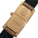 ハリーウィンストン HARRY WINSTON アヴェニューC ミニ AVCQHM16RR001 シルバー K18PG クオーツ レディース 腕時計