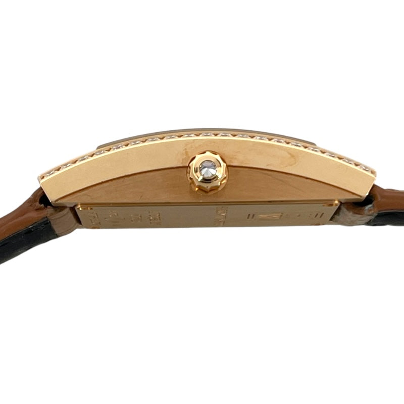 ハリーウィンストン HARRY WINSTON アヴェニューC ミニ AVCQHM16RR001 シルバー K18PG クオーツ レディース 腕時計