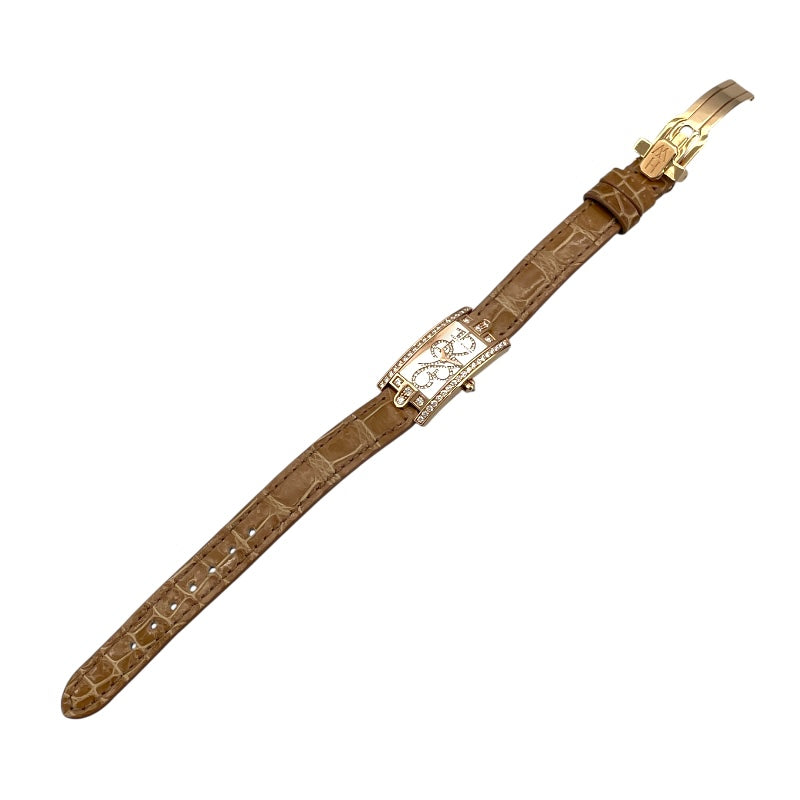ハリーウィンストン HARRY WINSTON アヴェニューC ミニ AVCQHM16RR001 シルバー K18PG クオーツ レディース 腕時計