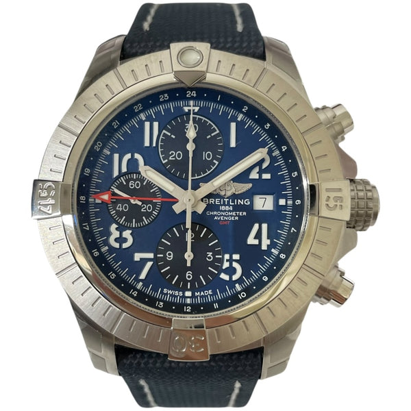 ブライトリング BREITLING アベンジャー　クロノグラフ　GMT45 A24315101C1X1 ステンレススチール メンズ 腕時計