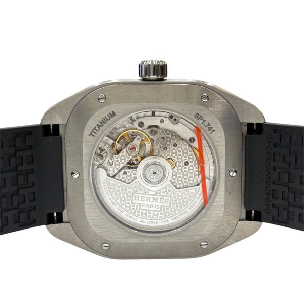 エルメス HERMES H08 42MM SP1.741 チタン メンズ 腕時計