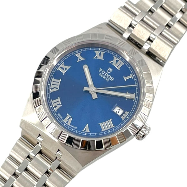 チューダー/チュードル TUDOR ロイヤル 28500 ブルー SS 自動巻き メンズ 腕時計