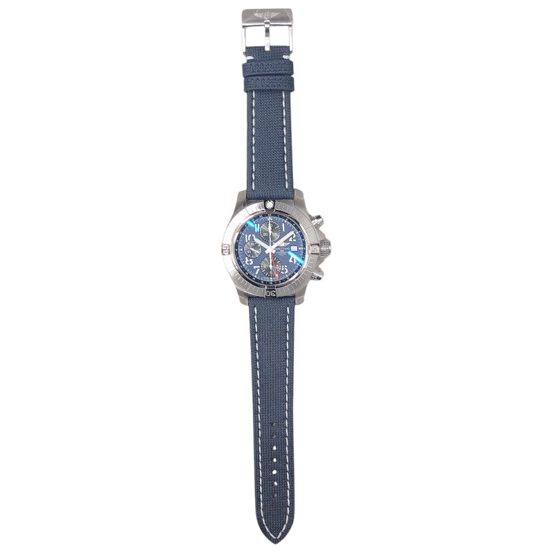 ブライトリング BREITLING アベンジャークロノグラフ　GMT45 A24315 ステンレススチール メンズ 腕時計