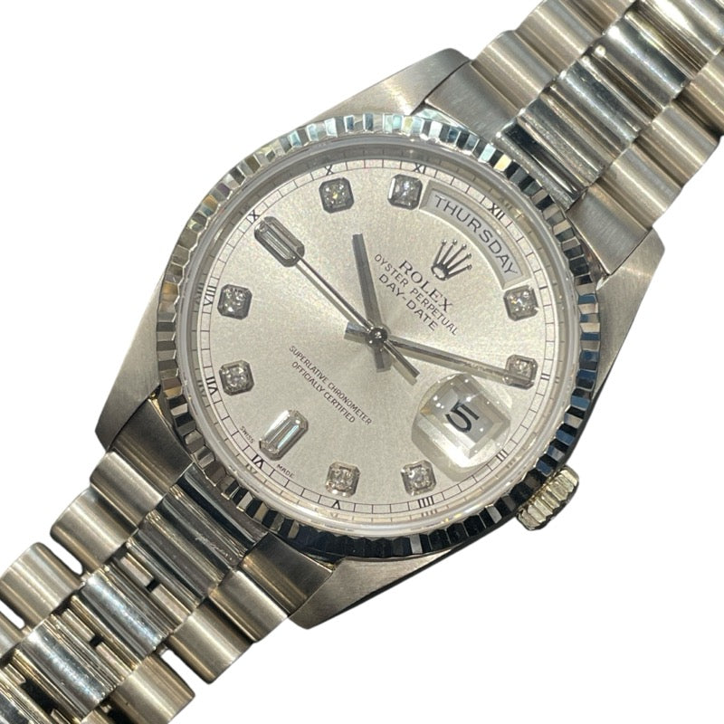 ロレックス ROLEX デイデイト 18239A K18ホワイトゴールド 自動巻き メンズ 腕時計