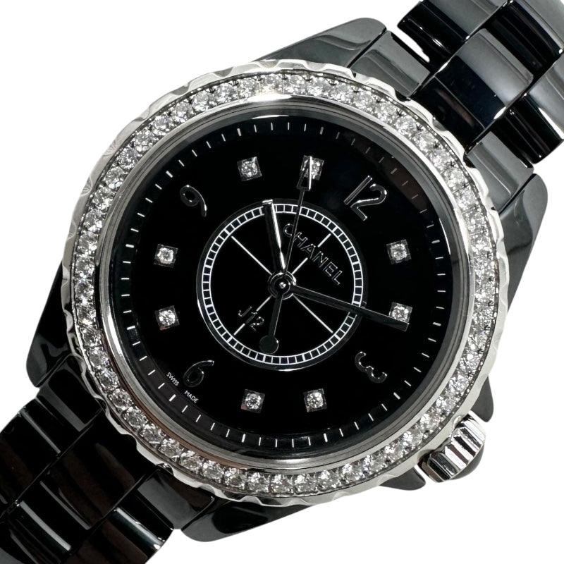 シャネル CHANEL J12 33MM H3108 ブラック セラミック クオーツ レディース 腕時計