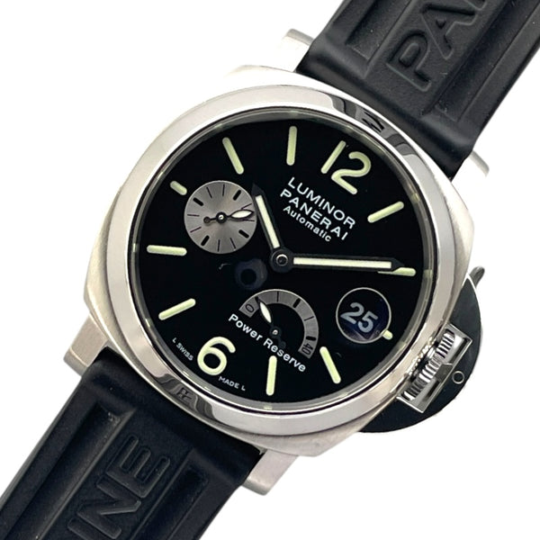 パネライ PANERAI ルミノール パワーリザーブ PAM ブラック SS メンズ 腕時計