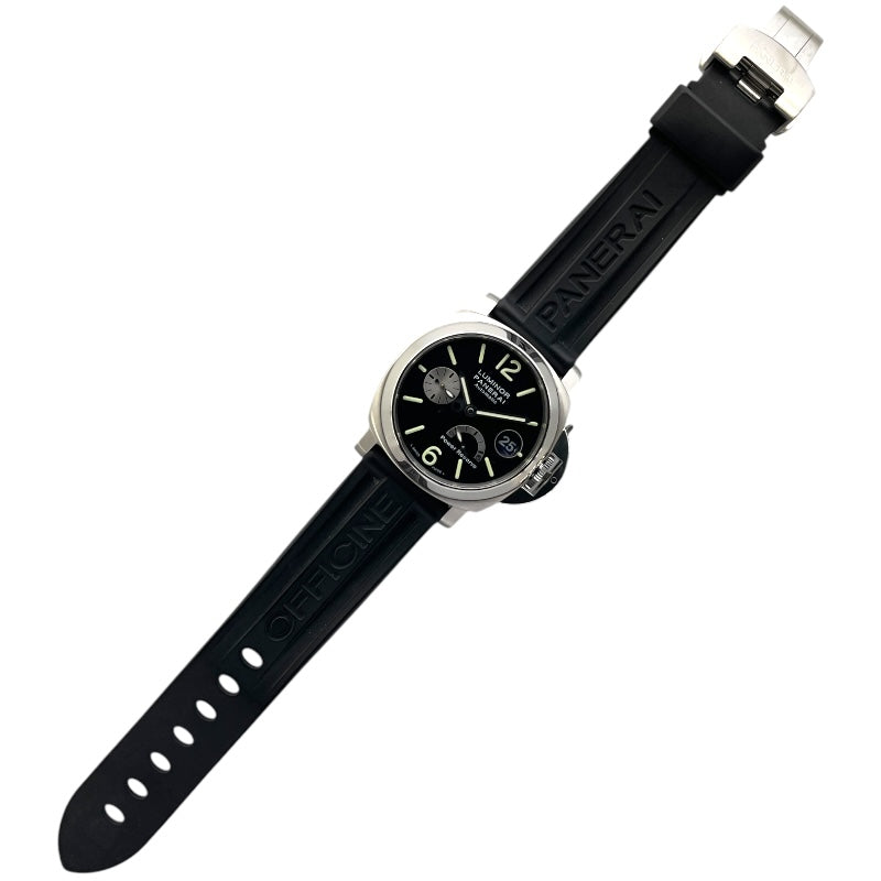 パネライ PANERAI ルミノール パワーリザーブ PAM ブラック SS メンズ 腕時計