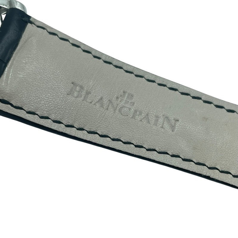 ブランパン BLANCPAIN ヴィルレ ウルトラスリム 6651-112755B ホワイト SS/革ベルト 自動巻き メンズ 腕時計