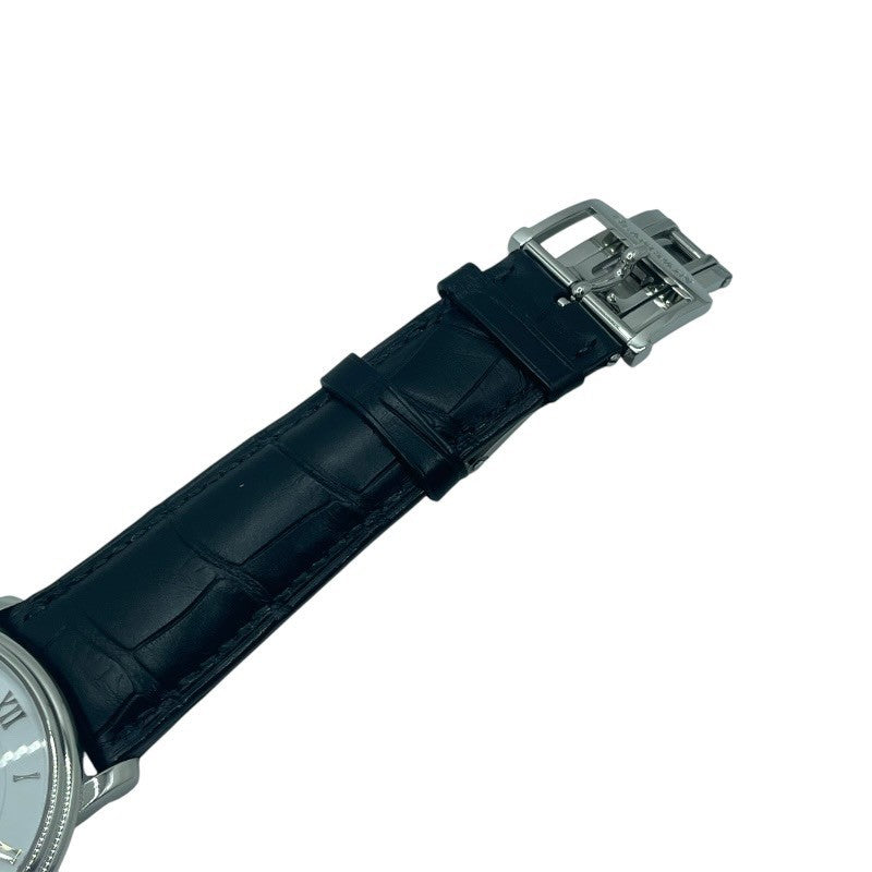 ブランパン BLANCPAIN ヴィルレ ウルトラスリム 6651-112755B ホワイト SS/革ベルト 自動巻き メンズ 腕時計