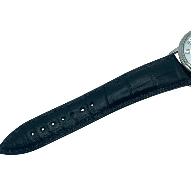 ブランパン BLANCPAIN ヴィルレ ウルトラスリム 6651-112755B ホワイト SS/革ベルト 自動巻き メンズ 腕時計