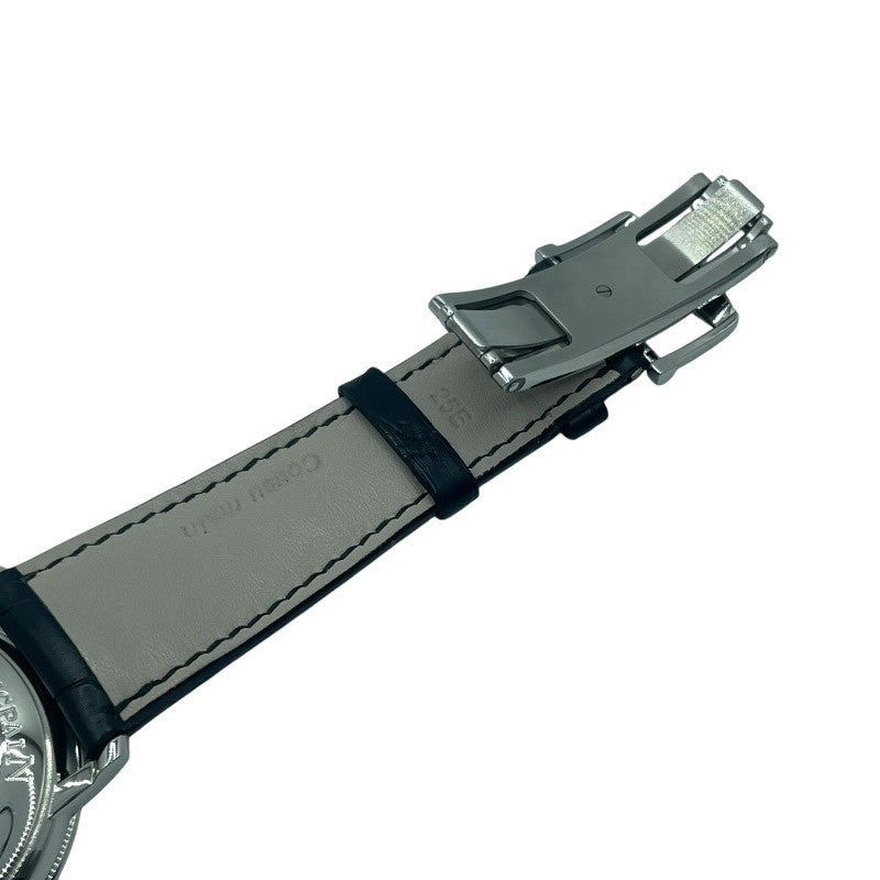 ブランパン BLANCPAIN ヴィルレ ウルトラスリム 6651-112755B ホワイト SS/革ベルト 自動巻き メンズ 腕時計