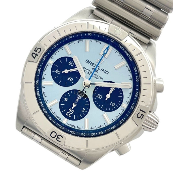 ブライトリング BREITLING クロノマット B01 42 PB0134101C1S1 アイスブルー SS 自動巻き メンズ 腕時計