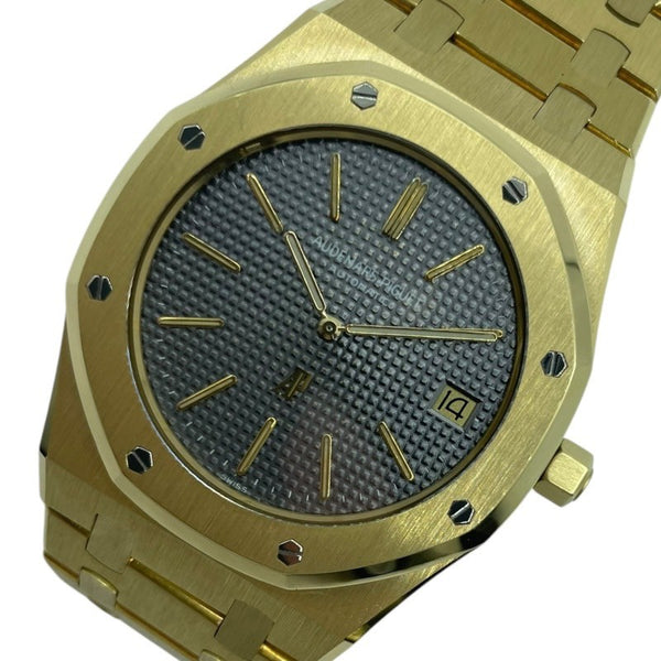 オーデマ・ピゲ AUDEMARS PIGUET ロイヤルオーク ジャンボ 5402BA グレー K18YG 自動巻き メンズ 腕時計 |  中古ブランドリユースショップ OKURA(おお蔵)