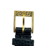 グッチ GUCCI ル マルシェ デ メルヴェイユ シークレットウォッチ ホワイトシェル YA146504 ホワイトシェル K18YG/革ベルト クオーツ レディース 腕時計