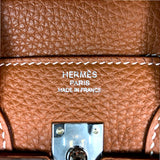 エルメス HERMES バーキン25 Y刻 ゴールド シルバー金具 トゴ レディース ハンドバッグ