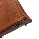 エルメス HERMES バーキン25 Y刻 ゴールド シルバー金具 トゴ レディース ハンドバッグ