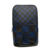 ルイ・ヴィトン LOUIS VUITTON アベニュー・スリングバッグ N50024 ブルー ダミエ・アンフィニ 3D メンズ ボディバッグ