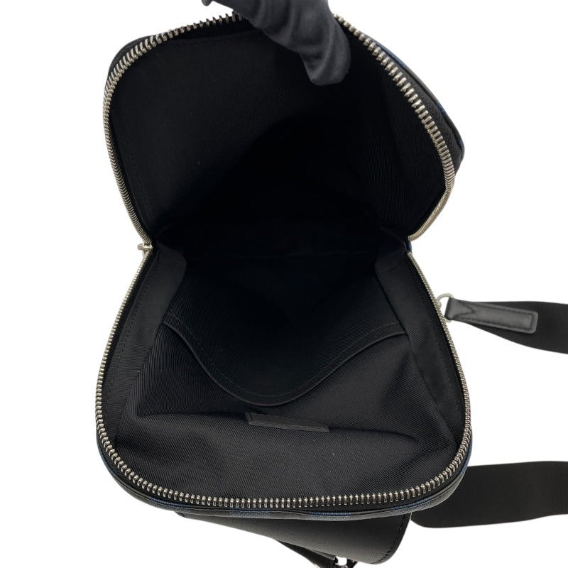 ルイ・ヴィトン LOUIS VUITTON アベニュー・スリングバッグ N50024 ブルー ダミエ・アンフィニ 3D メンズ ボディバッグ