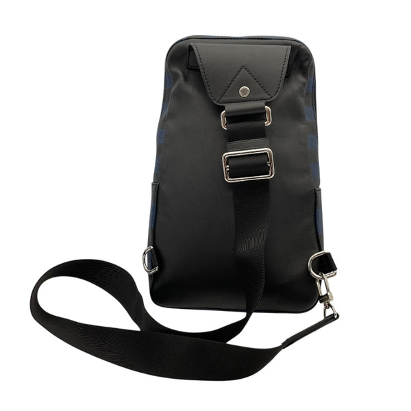 ルイ・ヴィトン LOUIS VUITTON アベニュー・スリングバッグ N50024 ブルー ダミエ・アンフィニ 3D メンズ ボディバッグ