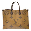 ルイ・ヴィトン LOUIS VUITTON オンザゴーGM M45320 ブラウン モノグラム・リバースキャンバス/レザー レディース 2wayトートバッグ