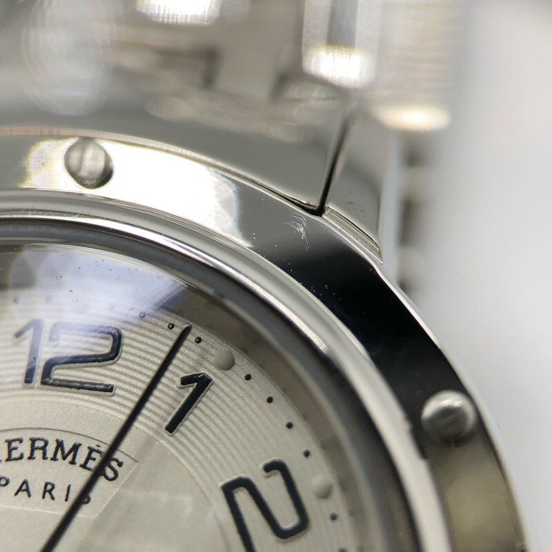 エルメス HERMES クリッパー CP1.210 ステンレススチール レディース 腕時計