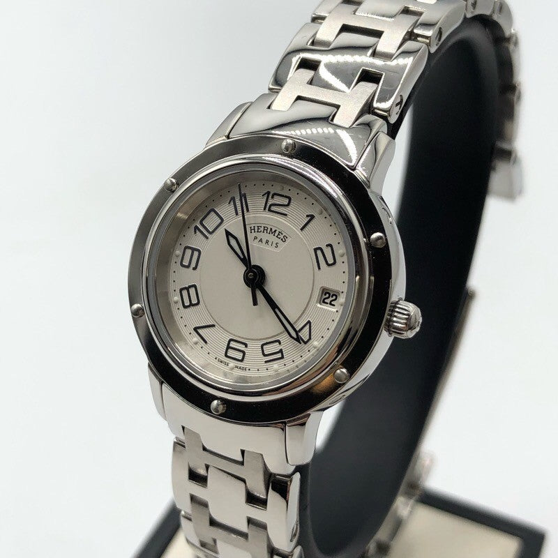 エルメス HERMES クリッパー CP1.210 ステンレススチール レディース 腕時計
