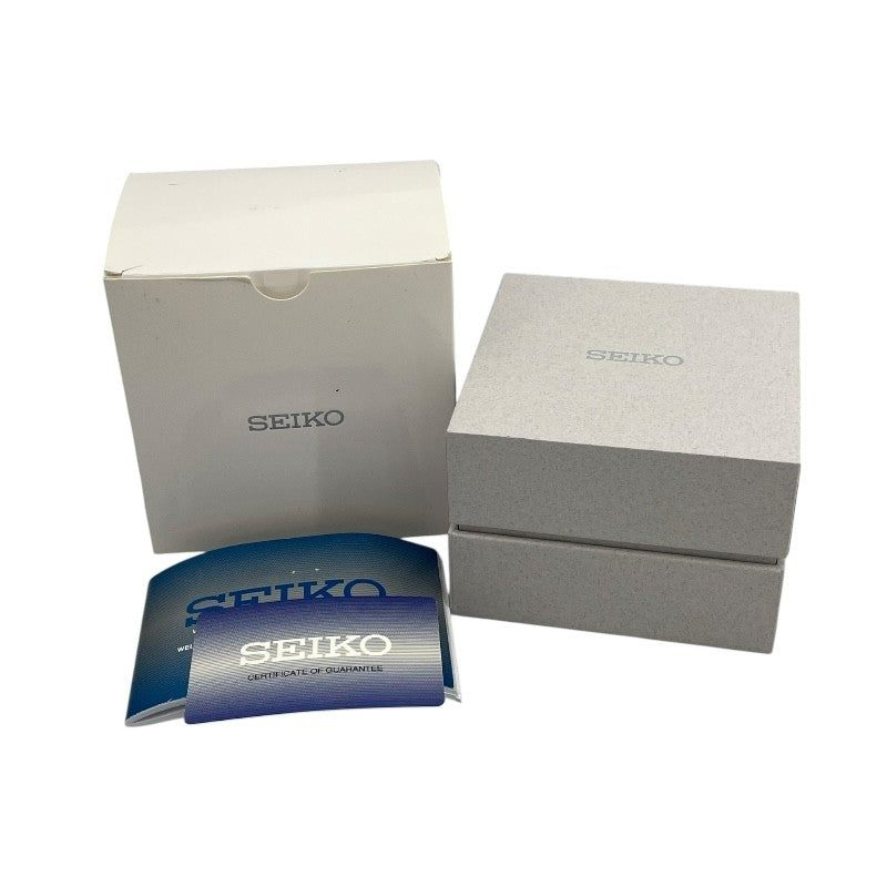 セイコー SEIKO プレサージュ SARX117 ブラック チタン 自動巻き メンズ 腕時計