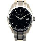 セイコー SEIKO プレサージュ SARX117 ブラック チタン 自動巻き メンズ 腕時計