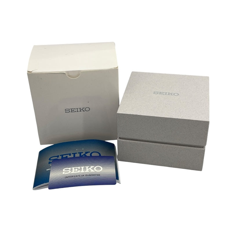 セイコー SEIKO プレサージュ SARX117 ブラック チタン 自動巻き メンズ 腕時計