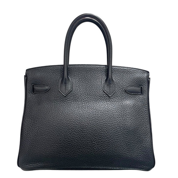 エルメス HERMES バーキン30 □R刻 ブラック　シルバー金具 トゴ レディース ハンドバッグ