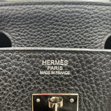 エルメス HERMES バーキン30 □R刻 ブラック　シルバー金具 トゴ レディース ハンドバッグ