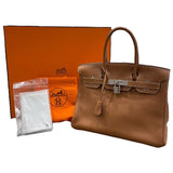 エルメス HERMES バーキン □I刻 ゴールド/シルバー金具 トゴ レディース ハンドバッグ