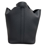 エルメス HERMES ピコタンロックPM W刻 ブラック　ゴールド金具 トリヨン レディース ハンドバッグ