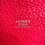 エルメス HERMES ピコタンロックPM　モノクローム U刻 ローズメキシコ　ピンク金具 トリヨンクレマンス ユニセックス ハンドバッグ