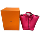 エルメス HERMES ピコタンロックPM　モノクローム U刻 ローズメキシコ　ピンク金具 トリヨンクレマンス ユニセックス ハンドバッグ