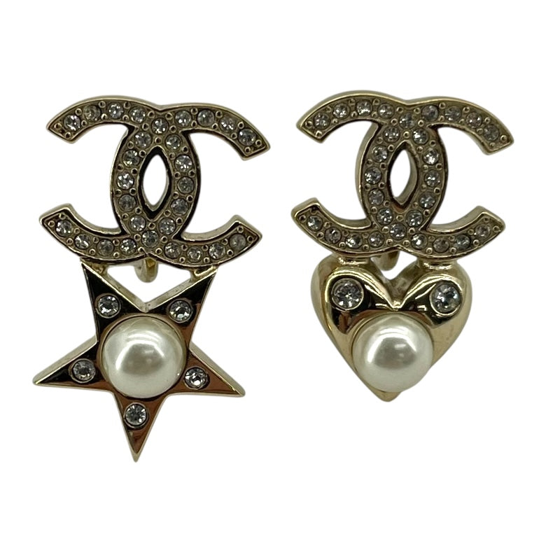 シャネル CHANEL ココマーク　イヤリング シルバー GP/フェイクパール アクセサリー