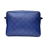 ルイ・ヴィトン LOUIS VUITTON アウトドア メッセンジャーPM タイガラマ M30242 ブルー モノグラム・キャンバス/タイガレザー メンズ ショルダーバッグ