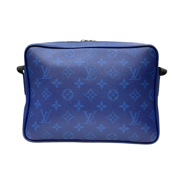 ルイ・ヴィトン LOUIS VUITTON アウトドア メッセンジャーPM タイガラマ M30242 ブルー モノグラム・キャンバス/タイガレザー メンズ ショルダーバッグ