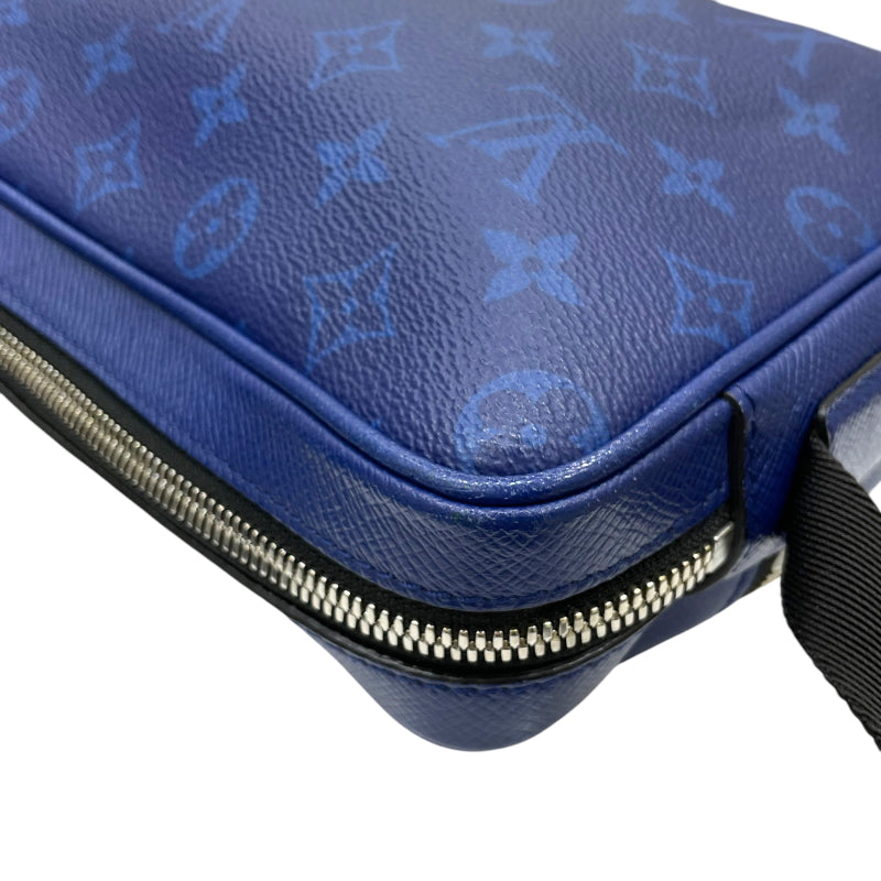 ルイ・ヴィトン LOUIS VUITTON アウトドア メッセンジャーPM タイガラマ M30242 ブルー モノグラム・キャンバス/タイガレザー メンズ ショルダーバッグ