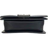 シャネル CHANEL ボーイシャネル20 A67085 ブラック　シルバー金具 スタッズ・カーフ レディース ショルダーバッグ