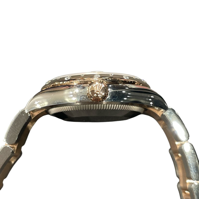 ロレックス ROLEX デイトジャスト31 フローラルモチーフ 278341RBR K18ピンクゴールド/ステンレススティール 自動巻き レディース 腕時計