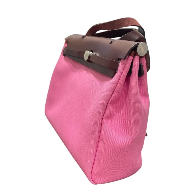 エルメス HERMES エールバッグジップPM Z刻 ピンク シルバー金具