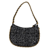 シャネル CHANEL スモールホーボーバッグ AS4378  ツイード レディース ショルダーバッグ