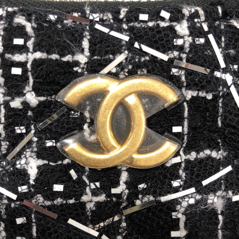 シャネル CHANEL スモールホーボーバッグ AS4378 ツイード レディース